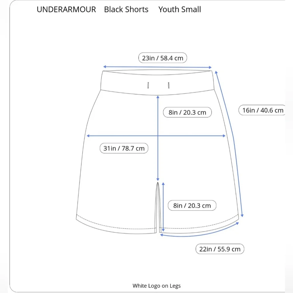 Under Armour Heatgear Loose Stunt Big Logo Shorts Boy's Youth S Small Black Gray - Picture 8 of 8